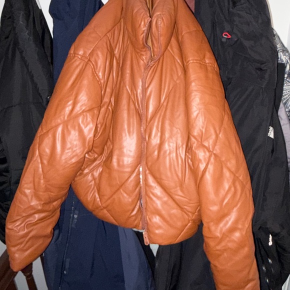 Love Tree Jackets & Blazers - Love Tree Copper Quilted Jacket